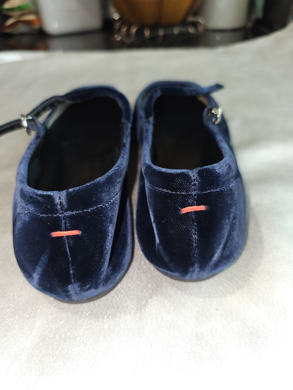 AEYDE Uma Velvet Mary Jane Ballet Flats Sz IT40/US10 - Picture 11 of 11